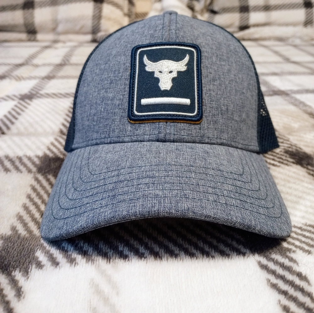 Under Armour Project Rock mesh trucker hat